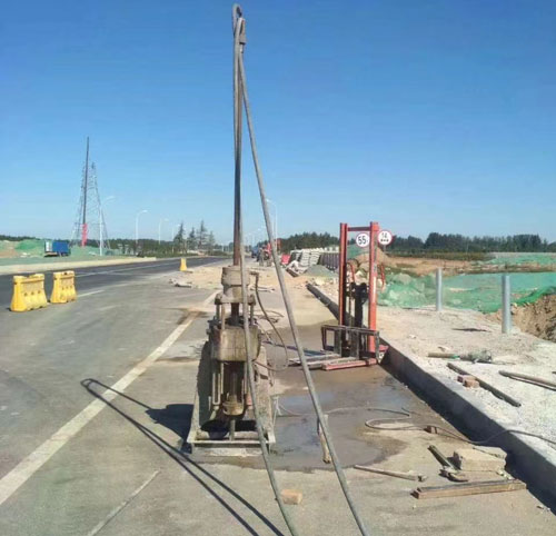 扎囊公路高聚物注浆加固